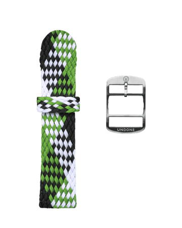 Perlon Pattern Green / Black / White - UNDONE